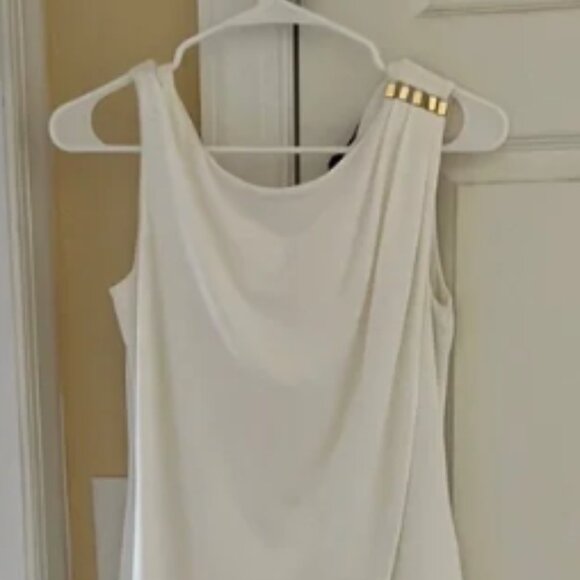 NWT Jessica Simpson Cream Goddess Dress (10) - Picture 1 of 10